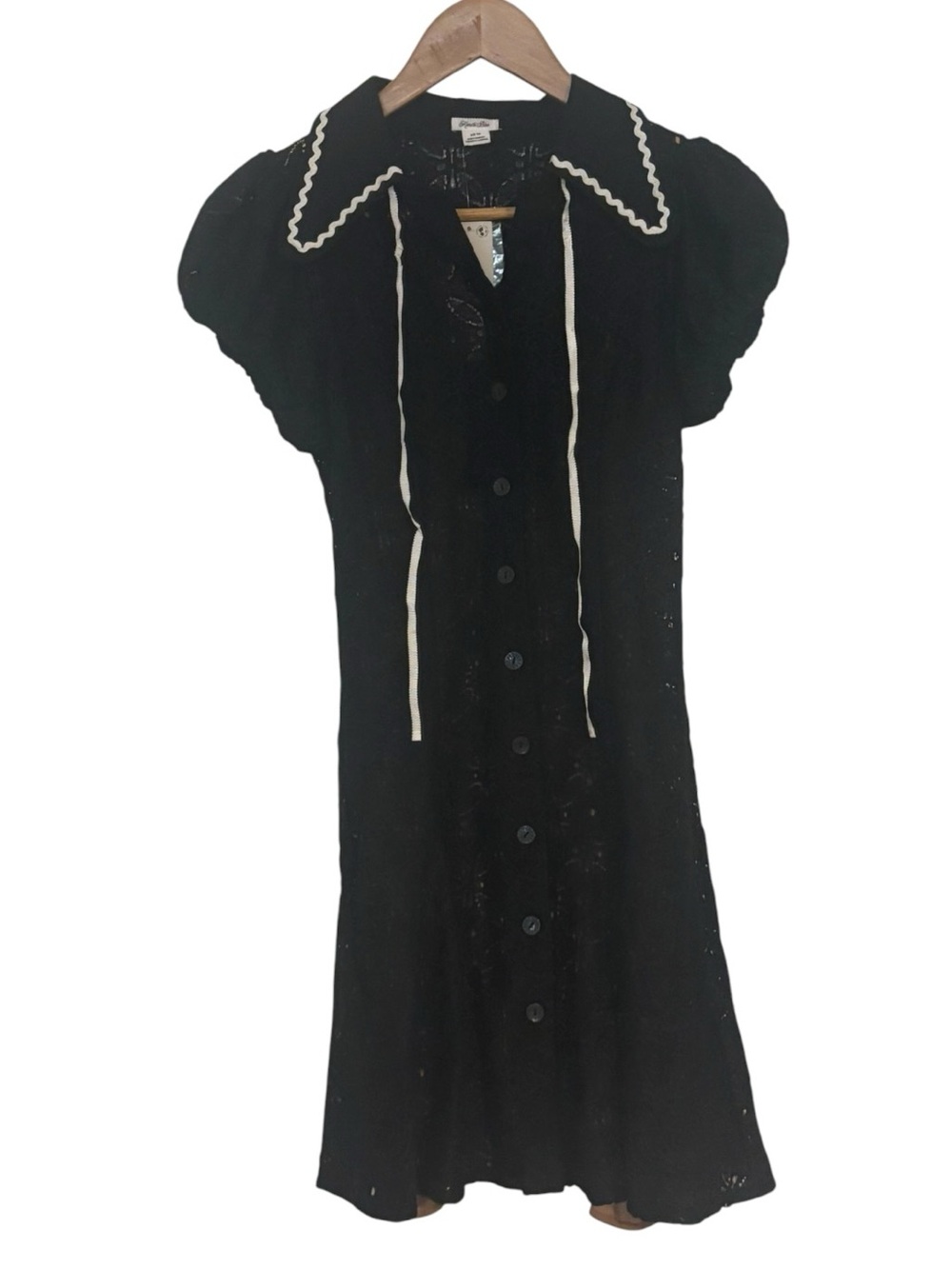 Kimchi Blue Aubrey Lace Collared Mini Dress - Picture 2 of 4